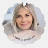 Carte Décorative Quelqu'un au ciel Cardinal Greenery Photo (Verso)