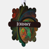 Carte Décorative Reborn Green Art Abstrait (Gauche)