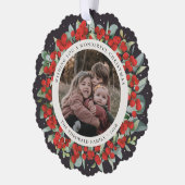 Carte Décorative Red Berries + Eucalyptus Christmas Wreath Photo  (Gauche)