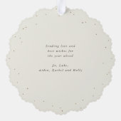 Carte Décorative Red Berries + Eucalyptus Christmas Wreath Photo (Verso)