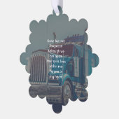 Carte Décorative Remorque semi-remorque Memorial Keepsaké (Gauche)