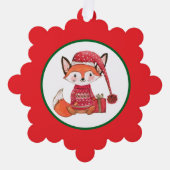 Carte Décorative Renard Fantaisiste (Recto)