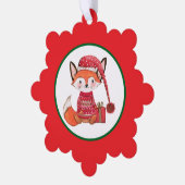 Carte Décorative Renard Fantaisiste (Gauche)