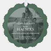 Carte Décorative Rendre les esprits brillants deux bandes de photos (Verso)