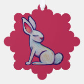 Carte Décorative Restez doux Lapin Lapin De Printemps (Verso)