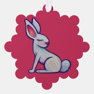 Carte Décorative Restez doux Lapin Lapin De Printemps