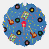 Carte Décorative Rock Star Girl Band Anniversaire (Verso)