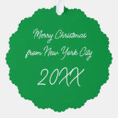 Carte Décorative Rockefeller Center Drummer Boy Christmas New York (Verso)