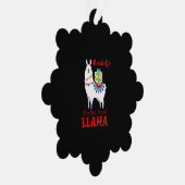 Carte Décorative Rodolfo La Llama Nosée Rouge (Droite)