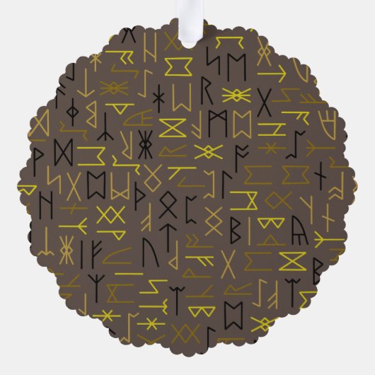 Carte Décorative Runes (Verso)