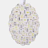 Carte Décorative Runes (Gauche)
