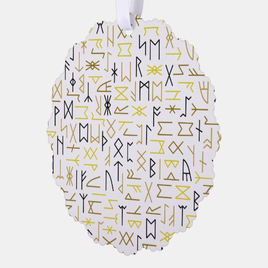 Carte Décorative Runes (Gauche)