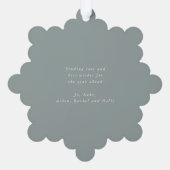 Carte Décorative Sage Green Red Berries+Greenery Christmas Paper (Verso)