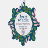 Carte Décorative Salutation d'affaires avec logo - Jours fériés (Gauche)