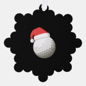 Carte Décorative Santa Hat Christmas Golf (Recto)