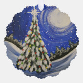 Carte Décorative Sapin de Noël (Recto)