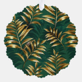 Carte Décorative Seamless pattern with golden ferns (Verso)