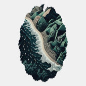 Carte Décorative Serene Shores (Droite)