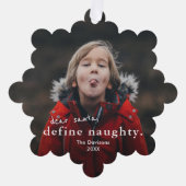 Carte Décorative Simple drôle coquine 2 vacances de Noël photo (Recto)