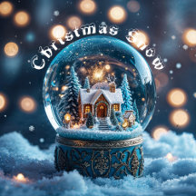 Simple neige traditionnelle de Noël