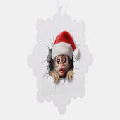 Carte Décorative Singe mignon 3D (Droite)