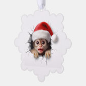 Carte Décorative Singe mignon 3D (Gauche)