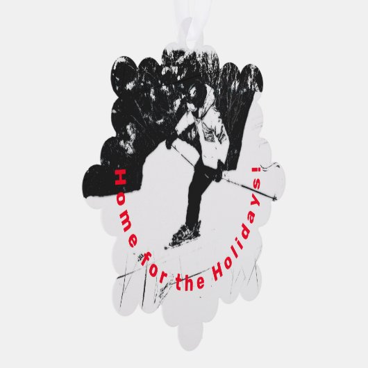 Carte Décorative Ski de descente (Droite)