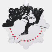 Carte Décorative Ski de descente (Verso)