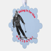 Carte Décorative Ski de vacances - Ski de descente (Gauche)