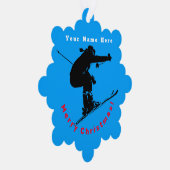 Carte Décorative Ski - Ski de descente (Droite)