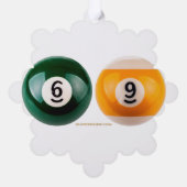 Carte Décorative SlipperyJoe's 69 table de billard dur deux billiar (Verso)