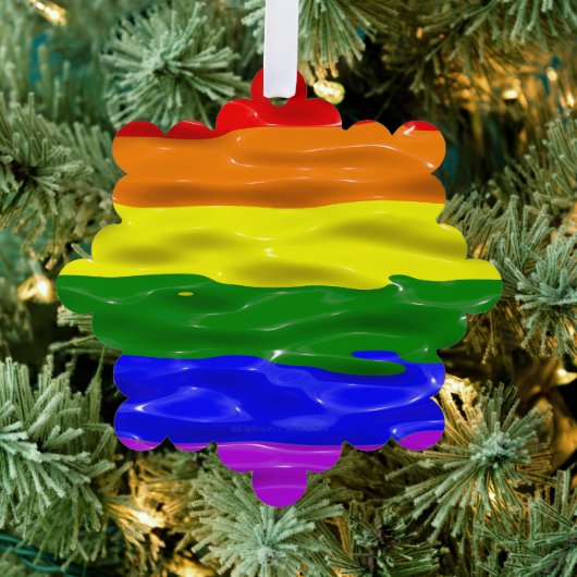 Carte Décorative SlipperyJoe's rainbow pride couleurs liquide brill (Insitu (Arbre))