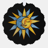 Carte Décorative Soleil et Lune (Verso)