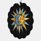 Carte Décorative Soleil et Lune (Gauche)