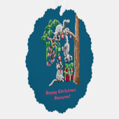 Carte Décorative Sommes de Noël heureuses (Droite)