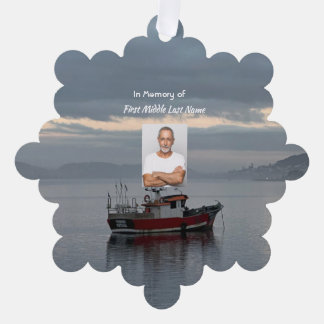 Carte Décorative Souvenir commémoratif Bateau de pêche Pêcheur