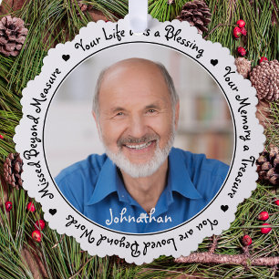 Carte Décorative Souvenir Sympathy Keepsaké Photo commémorative