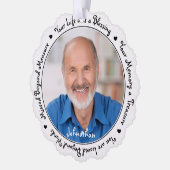 Carte Décorative Souvenir Sympathy Keepsaké Photo commémorative (Gauche)