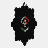 Carte Décorative Soyez Gentil Au Bartender Funny Santa Claus Don (Droite)