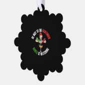 Carte Décorative Soyez Gentil Au Bartender Funny Santa Claus Don (Gauche)