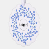 Carte Décorative Star Wreath Logo Business (Gauche)
