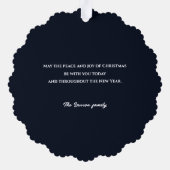 Carte Décorative Style Verre Tiré Holly & Pine (Verso)