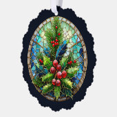 Carte Décorative Style Verre Tiré Holly & Pine (Gauche)