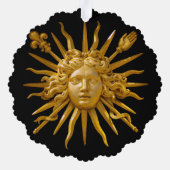 Carte Décorative Symbole de Louis XIV le Roi Soleil (Verso)