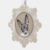 Carte Décorative Tableau Rat Terrier - Cute Original Chien Art (Gauche)
