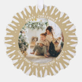 Carte Décorative Texte photo Abstrait moderne Noël personnalisé (Recto)