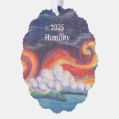 Carte Décorative The Little Shot: Humility Paper Ornament Card (Gauche)