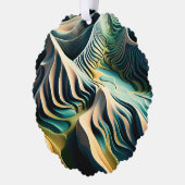 Carte Décorative Topographic currents (Gauche)