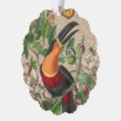 Carte Décorative Toucan Jungle Tropical Bird Belle antique (Gauche)