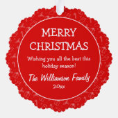 Carte Décorative Toujours Joyeux Noël (Verso)